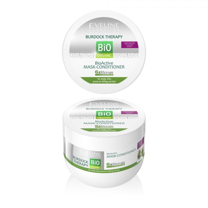 BEA27-100 Masca-balsam de par Bio brusture Eveline Bioactive Therapy 300 ml