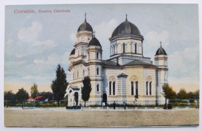 Corabia - Biserica Catedrala (jud.Olt) aprox.1915 - printata, necirculata foto