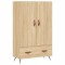 vidaXL Dulap &icirc;nalt, stejar Sonoma, 69,5x31x115 cm, lemn prelucrat 828207