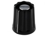 Buton Rotativ Plastic Negru 3mm