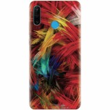 Husa silicon pentru Huawei P30 Lite, Colorful Digital Painting Strokes