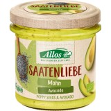 Crema Tartinabila din Seminte de Mac si Avocado Fara Gluten Bio 135gr Allos