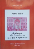 AVATARURI ALE LICEULUI CA INSTITUTIE APOLINICA-PETRU IOAN, 2018