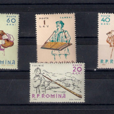 ROMANIA 1961 - INSTRUMENTE MUZICALE, MNH - LP 526