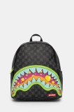 Sprayground rucsac culoarea negru, mic, modelator, 910B7475NSZ