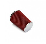 Filtru Aer Sport Universal Rosu 88mm Tuning ALM cu 3 Adaptoare, Debit Mare, Lavabil