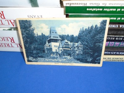 CARTE POSTALA * SINAIA - CASTELUL PELISOR , CIRCULATA , 1937 foto