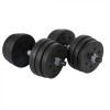 Set Gantera 10 kg, Bara Inclusa, TechGym ActiveBody, Ecofit