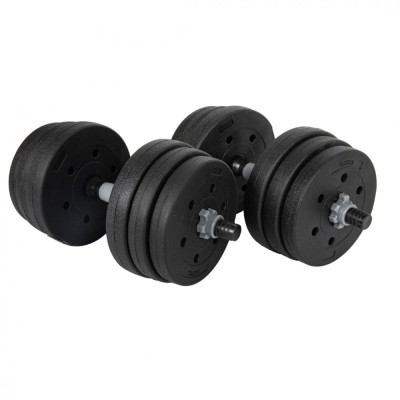 Set 8 Gantere 10 kg, Bara Inclusa, TechGym ActiveBody foto