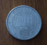 Moneda 1000 Lei 2000, Romania, Aluminiu - Numismatica Romaneasca