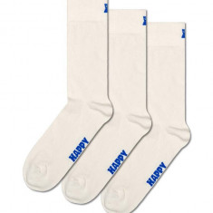 Happy Socks sosete Solid 3-pack culoarea alb