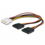 Cablu de alimentare Molex - Sata cu separator in Y intern, Assmann, 0,2 m, AK-430400-002-S