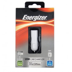 Incarcator auto + cablu de date Energizer iphone / iPod