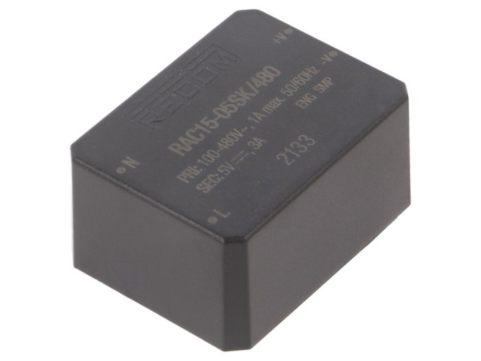 Convertor AC/DC 15W, 5V DC, PCB
