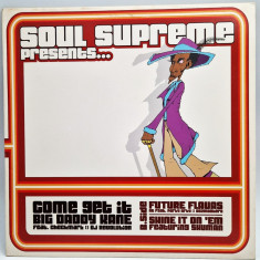 vinyl Soul Supreme ‎– Come Get It / Future Flavas / Shine It On 'Em 2003 VG+