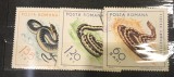 (T) Timbre Serii Romania Fauna Serpi