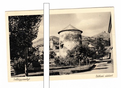 CP Simleu Silvaniei - Parcul Bathori, circulata, 1942 foto