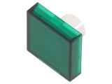 Lentilă Transparentă Verde pentru Buton 22mm