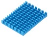 Radiator albastru cu aripioare pentru Raspberry Pi 40mm