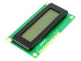 Afișaj LCD Alfanumeric STN Negative 8x1 84x44x10.5mm LED