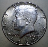 F.487 USA SUA KENNEDY 1/2 HALF DOLLAR 1964 ARGINT