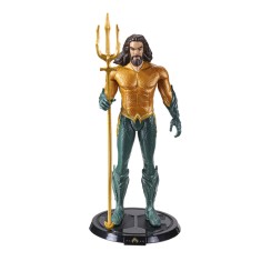 Figurina articulata de colectie Aquaman, Sea King, 18 cm, portocaliu, stativ inclus foto