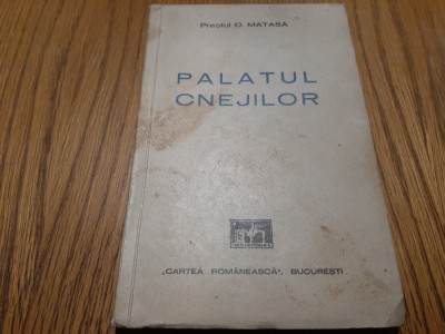 PALATUL CNEJILOR - C. Matasa (dedicatie-autograf) - 1935, 161 p. foto