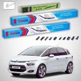 Cumpara ieftin Ștergătoare Citro&euml;n C4 Grand Picasso Gen II (B78) 2013-prezent | Set Față și Spate Flat Premium &ndash; TeamCar&reg;