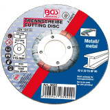 Disc pentru taiere metal 115x2.5x22.2 mm, BGS
