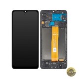 Display cu Touchscreen MP compatibil cu Samsung Galaxy A02 A022 / M02 M022 cu Rama Negru