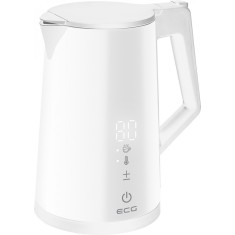 Cana electrica fierbator ECG RK 1893 Digitouch White, 2200 W, 1,7 litri, pereti