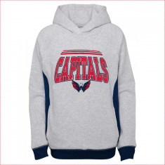 Washington Capitals hanorac cu glugă pentru copii power play raglan pullover - Dětské XL (14 - 16 let)