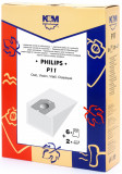 Sac aspirator Philips Oslo, Vision, hartie, 6X saci + 2X filtre, K&amp;M