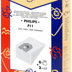 Sac aspirator Philips Oslo, Vision, hartie, 6X saci + 2X filtre, K&M