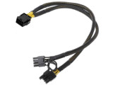 Cablu Active, adaptor alimentare placa video pci-e 8 pini mama la 2 x 6+2pini tata, multiplicator/ prelungitor spliter pcie 8 pini, extensie pentru su