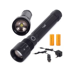 Lanterna tactica cu zoom puternic Cree XHP50 LED - Vanatoare, drume?ii, outdoor, camping, siguran?a, echipament de supravie?uire foto