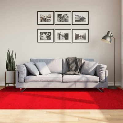 Covor &amp;bdquo;OVIEDO&amp;rdquo;, fire scurte, roșu, 160x230 cm foto