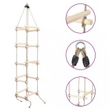 vidaXL Scară din fr&acirc;nghie pentru copii, 200 cm, lemn