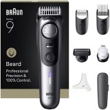 Aparat de tuns barba Braun Seria 9 BT9520, Lama ProBlade tehnologie AutoSense, Mod PowerBoost, Accesorii: 1 Capat ras PrecisionShave, 2 Piepteni, 1 sa
