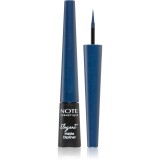 Note Cosmetique Elegant Matte Dipliner tuș lichid pentru ochi, cu efect mat culoare 03 Navy Blue 2.5 ml