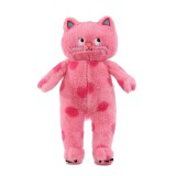 Jucarie pisica roz de plus Polka dot 40cm
