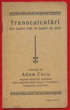 Adam Cucu, &quot; Transcalculari din jugari cadastrali in jugari de pret&quot; - 1924