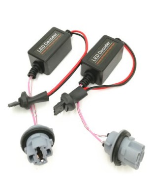 Set 2 x Anulatoare de eroare / decodoare LED W21W T20 cu un singur filament foto