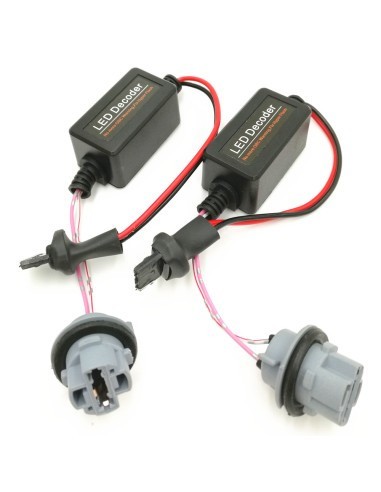 Set 2 x Anulatoare de eroare / decodoare LED W21W T20 cu un singur filament
