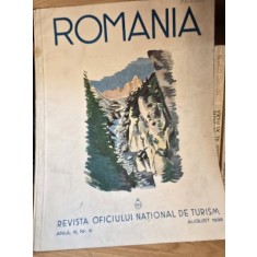 Revista Romania Anul III Nr. 8 August 1938 Revista Oficiului National de Turism