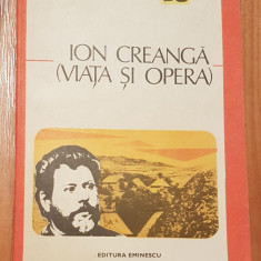 Ion Creanga - Viata si opera de George Calinescu
