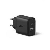 INCARCATOR retea Ugreen &quot;X227&quot; Quick Charge 20W, 1 x USB, 1 x USB Tpe-C, negru &quot;45302&quot; (timbru verde 0.18 lei) - 6941876243020