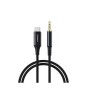 Cablu Audio USB-C la Jack 3.5mm Choetech AUX006, 1m, Negru