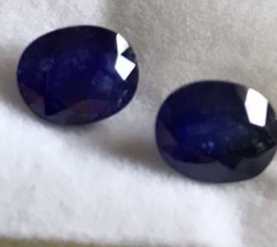 Safire ovale 8.1 ct foto