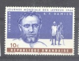 Rwanda 1966 Damien, MNH AE.134